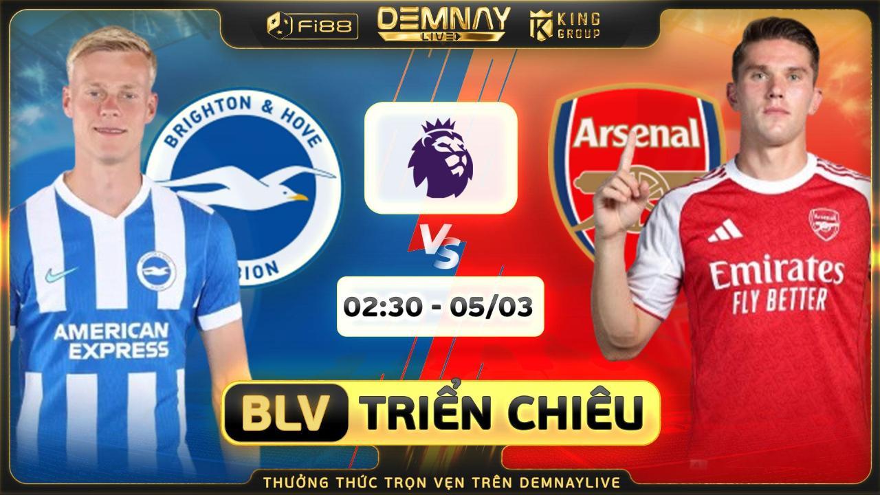 Brighton 0 - 1 Arsenal: Arsenal lạnh lùng bóp nghẹt Brighton
