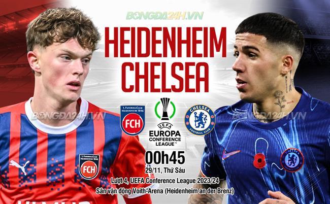 Heidenheimer vs Chelsea giải UEFA Europa Conference League